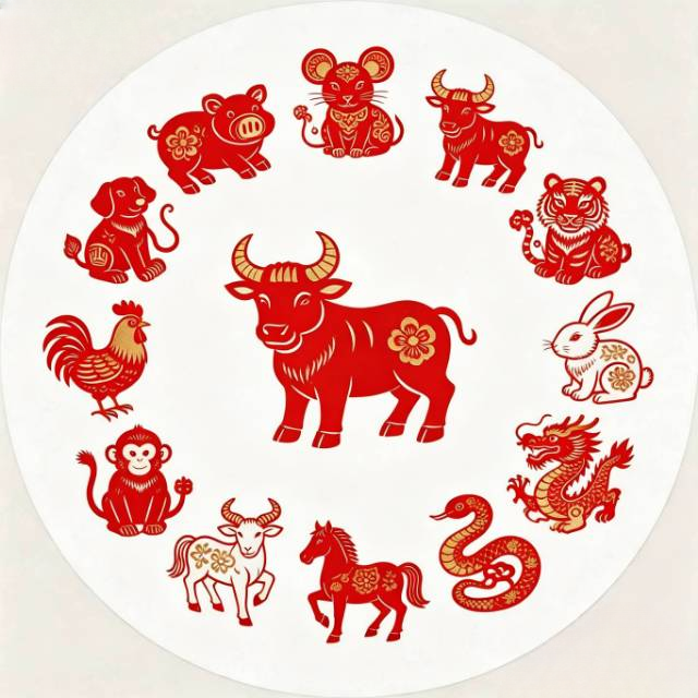 Zodiac Circle Ox