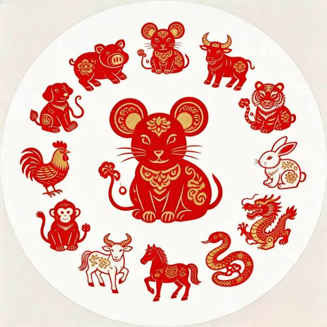 Zodiac Circle Rat