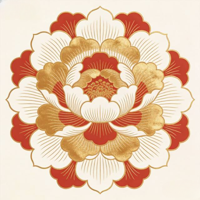 Peony Roundel
